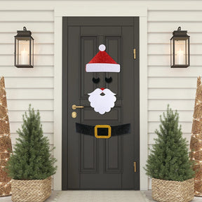 Autocollants de Noël en Dessin Animé - Décoration Festive et Amusante pour Murs