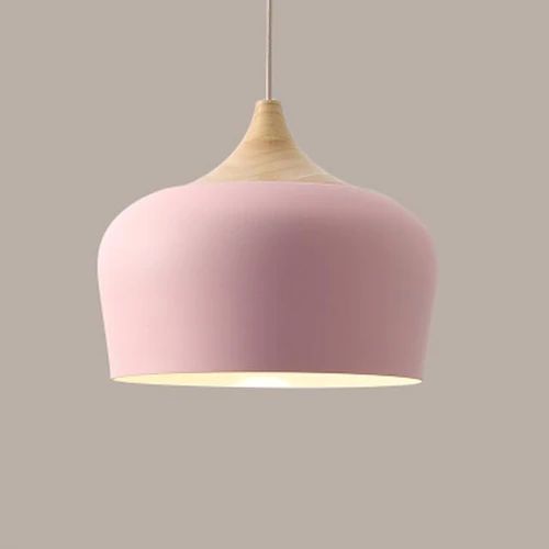 Suspension Rétro en Métal - Éclairage Pastel pour Cuisine