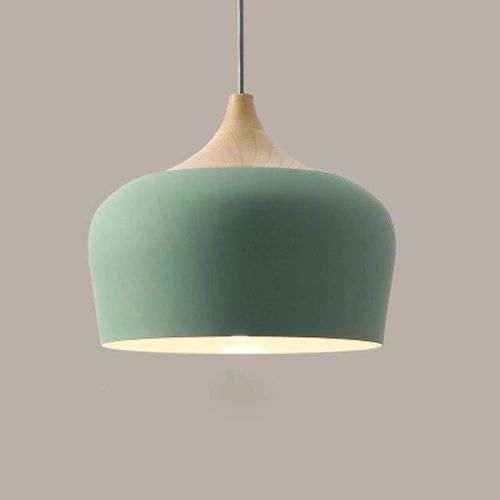 Suspension Rétro en Métal - Éclairage Pastel pour Cuisine