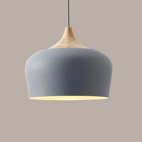 Suspension Rétro en Métal - Éclairage Pastel pour Cuisine