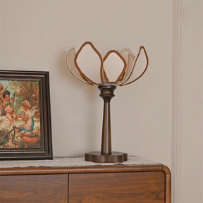 Lampe de Table Écologique - Design Floral et Ambiance Chaleureuse