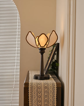Lampe de Table Écologique - Design Floral et Ambiance Chaleureuse