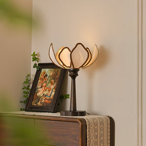 Lampe de Table Écologique - Design Floral et Ambiance Chaleureuse
