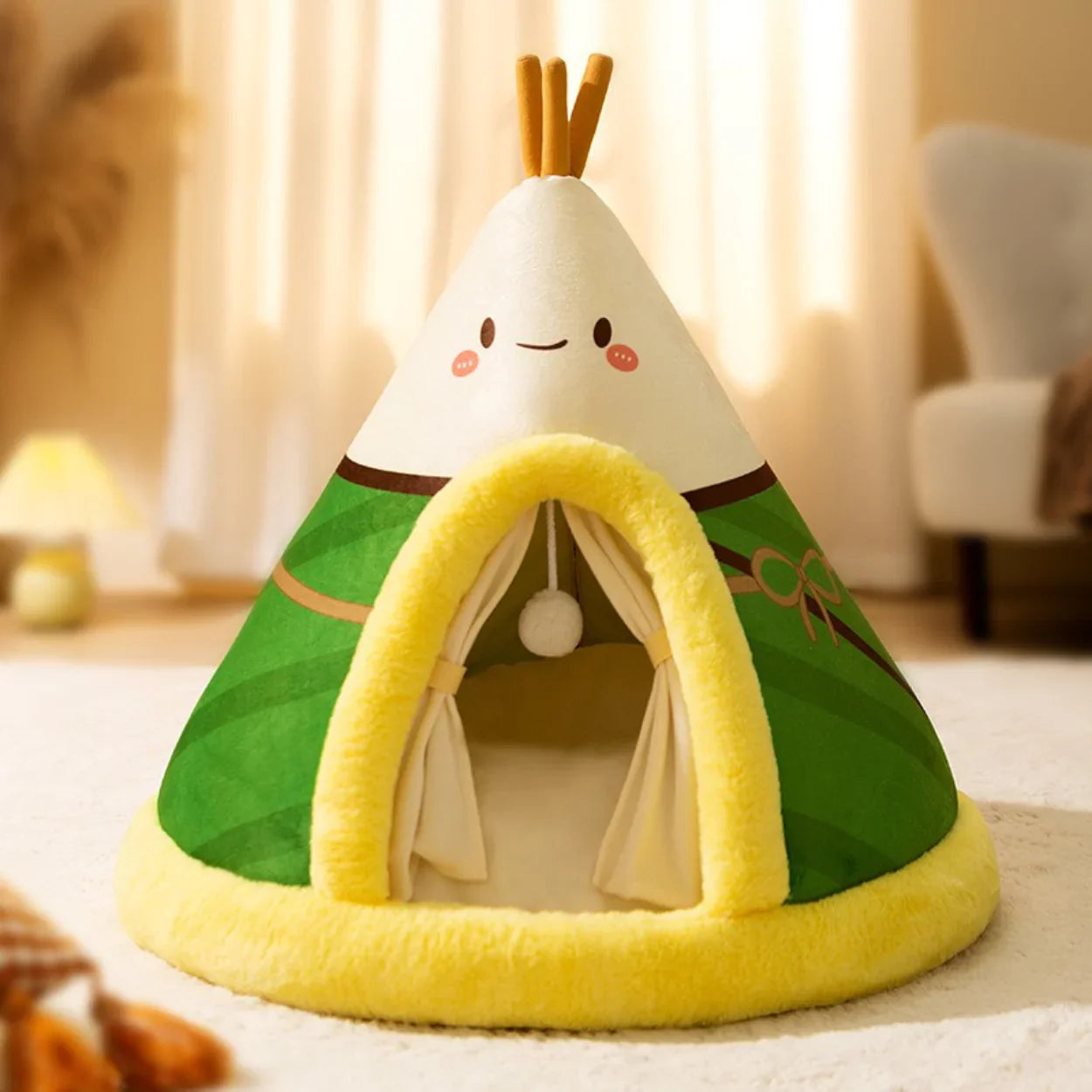 Lit Tente pour Chats - Confort Douillet pour Hiver