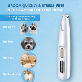 Tondeuse Silencieuse pour Animaux | Toilettage Doux des Zones Sensibles