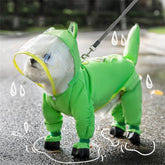 Imperméable pour Chien à Capuche - Protection Complète et Design Amusant