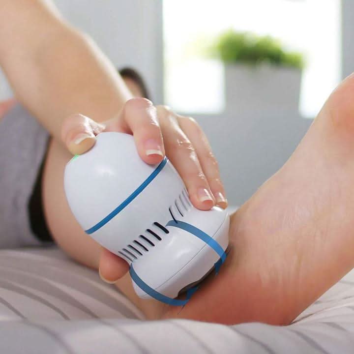 Appareil de Soin des Pieds Sans Fil - Talons Lisses et Doux en Un Clic