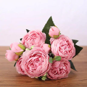 Arrangement de Pivoines en Soie - Élégance Intemporelle et Entretien Facile