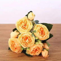 Arrangement de Pivoines en Soie - Élégance Intemporelle et Entretien Facile