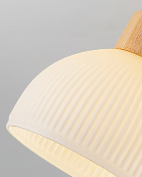 Plafonnier en Bois Élégant - Atmosphère Apaisante et Chic