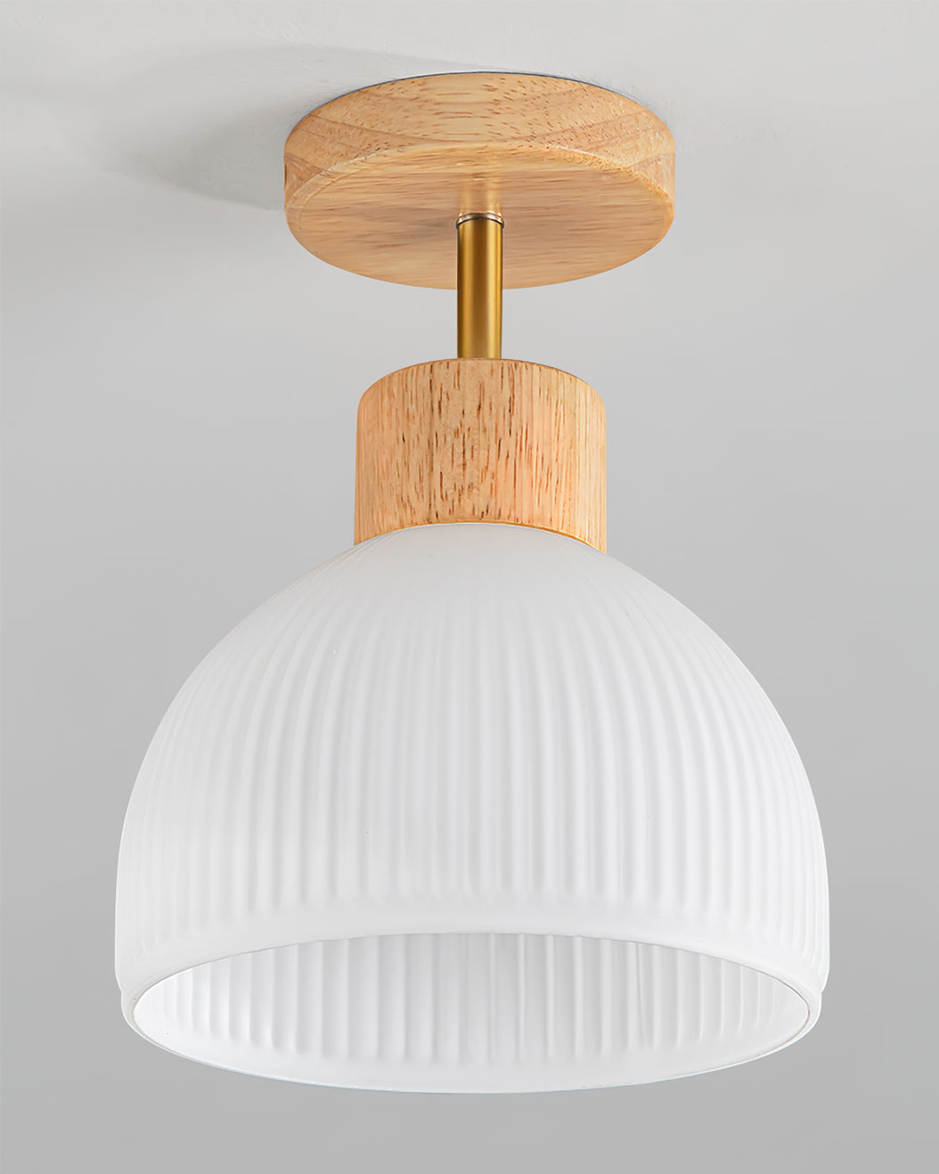 Plafonnier en Bois Élégant - Atmosphère Apaisante et Chic