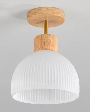 Plafonnier en Bois Élégant - Atmosphère Apaisante et Chic