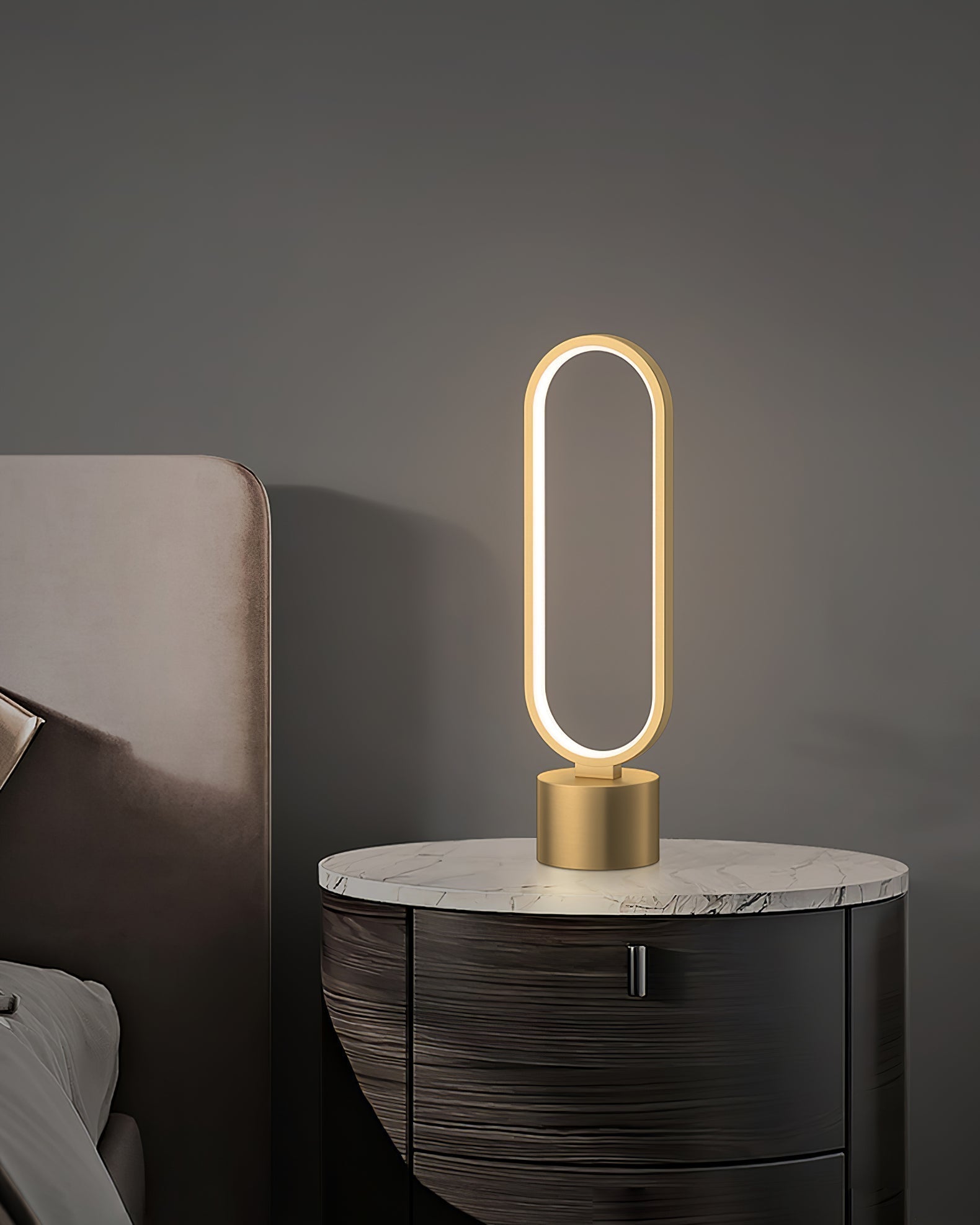 Lampe de Table Élégante - Lumière Chaude et Apaisante