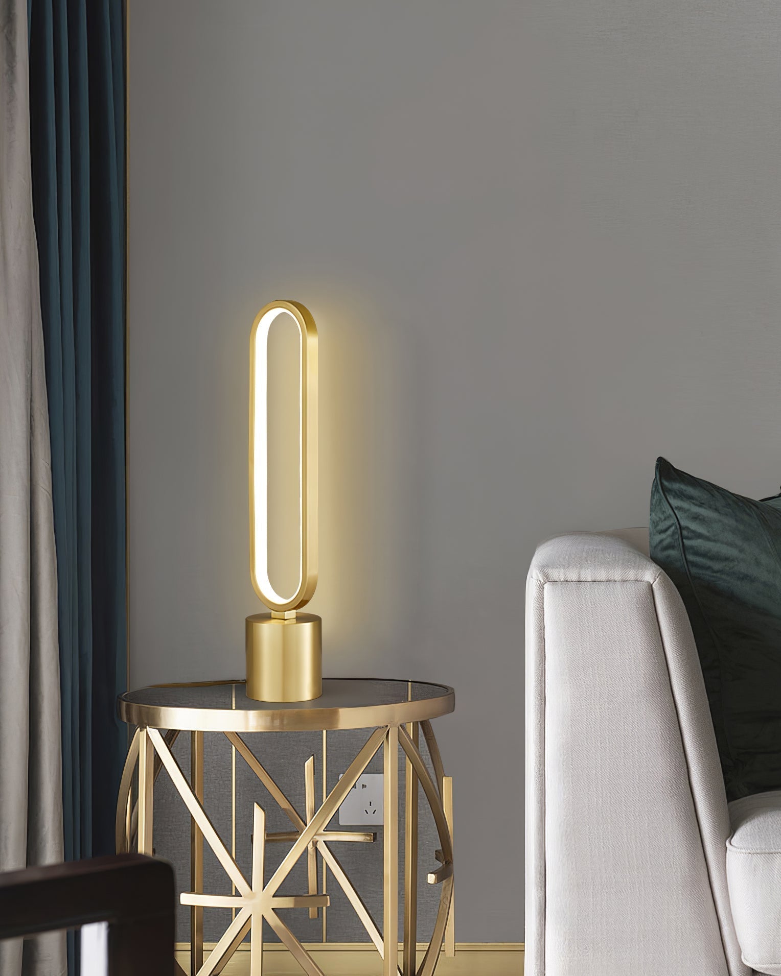 Lampe de Table Élégante - Lumière Chaude et Apaisante