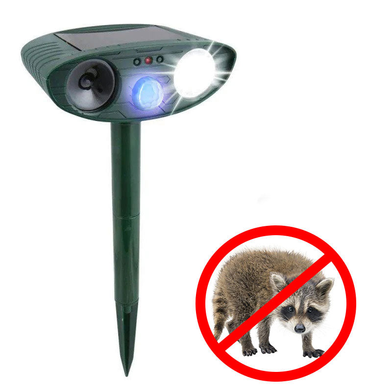 Répulsif Ultrasonique Solaire pour Nuisibles - Écologique et Sûr pour Votre Jardin