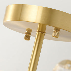 Lampe de Plafond en Cristal - Élégance et Lumière Subtile