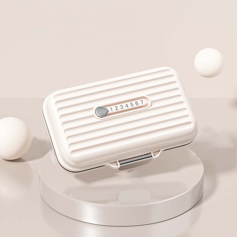 Organisateur de Pilules Portable - Compact et Sûr pour Médicaments