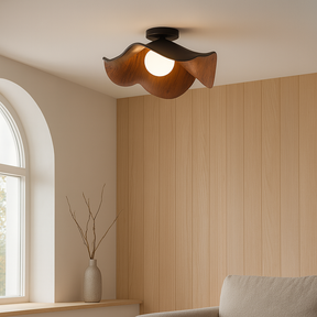 Lampe de Plafond Fleurie - Design Élégant et Atmosphère Chaleureuse