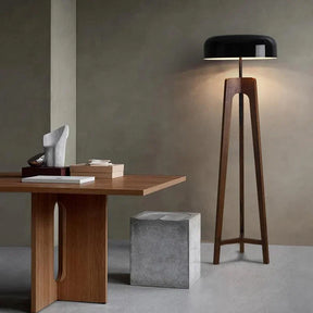 Lampe en Bois de Bambou - Élégance et Éclairage Chaleureux