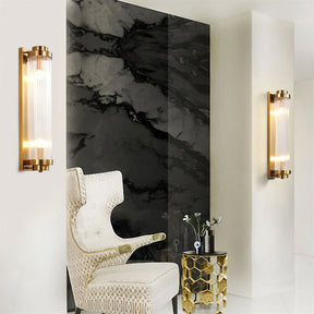 Applique Murale LED en Or - Design Élégant et Durable