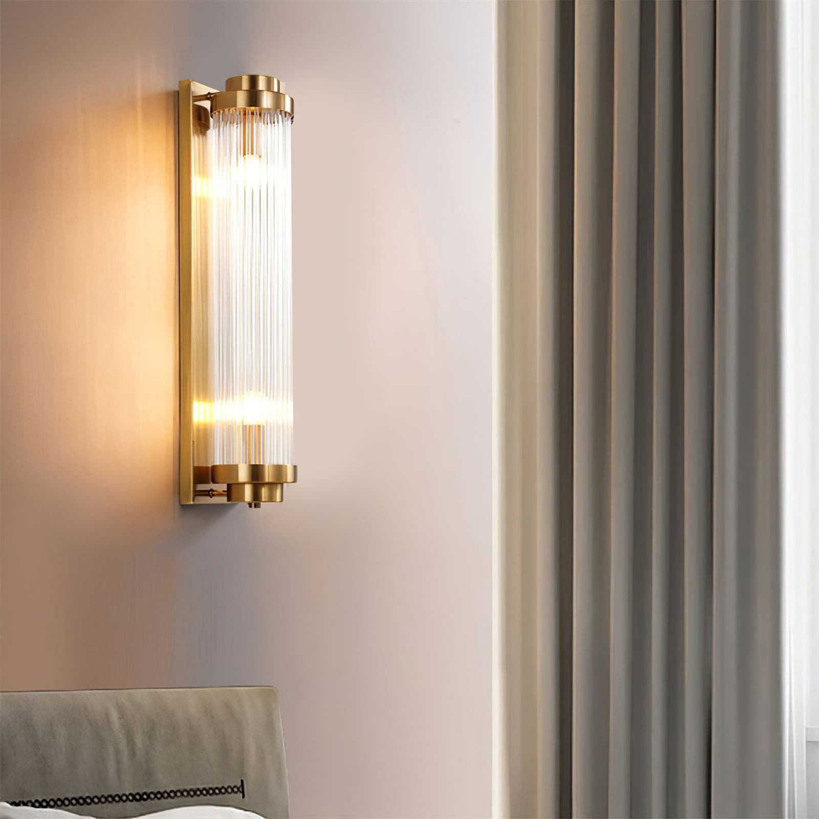 Applique Murale LED en Or - Design Élégant et Durable