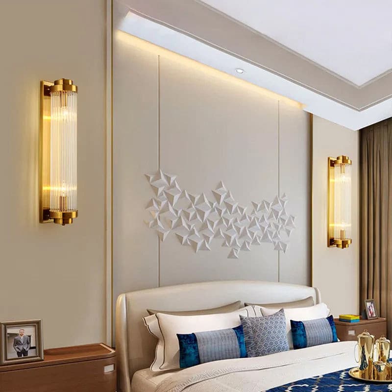 Applique Murale LED en Or - Design Élégant et Durable