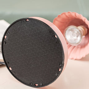 Lampe de Table en Verre Rose - Design Élégant et Atmosphère Charmante