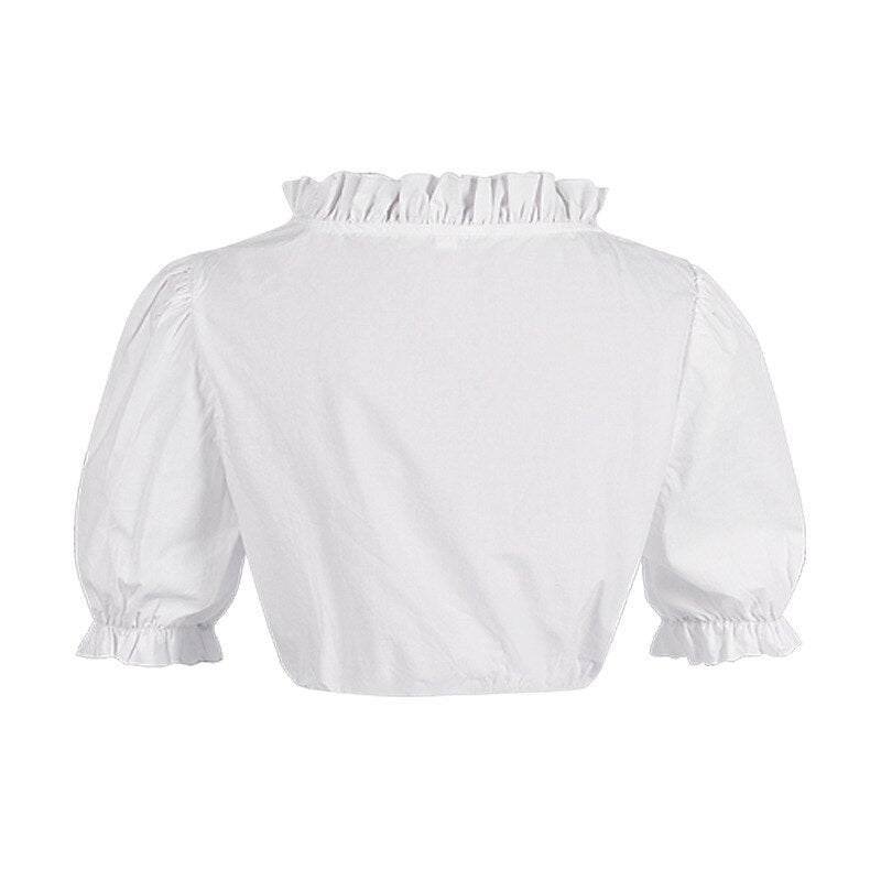 Robe Dirndl Rose Traditionnelle - Avec Tablier Brodé et Blouse Élégante
