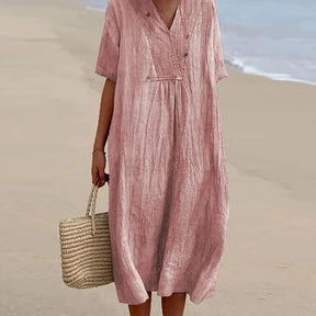 Robe d'été Légère pour Femmes - Coupe Ample et Couleurs Vibrantes