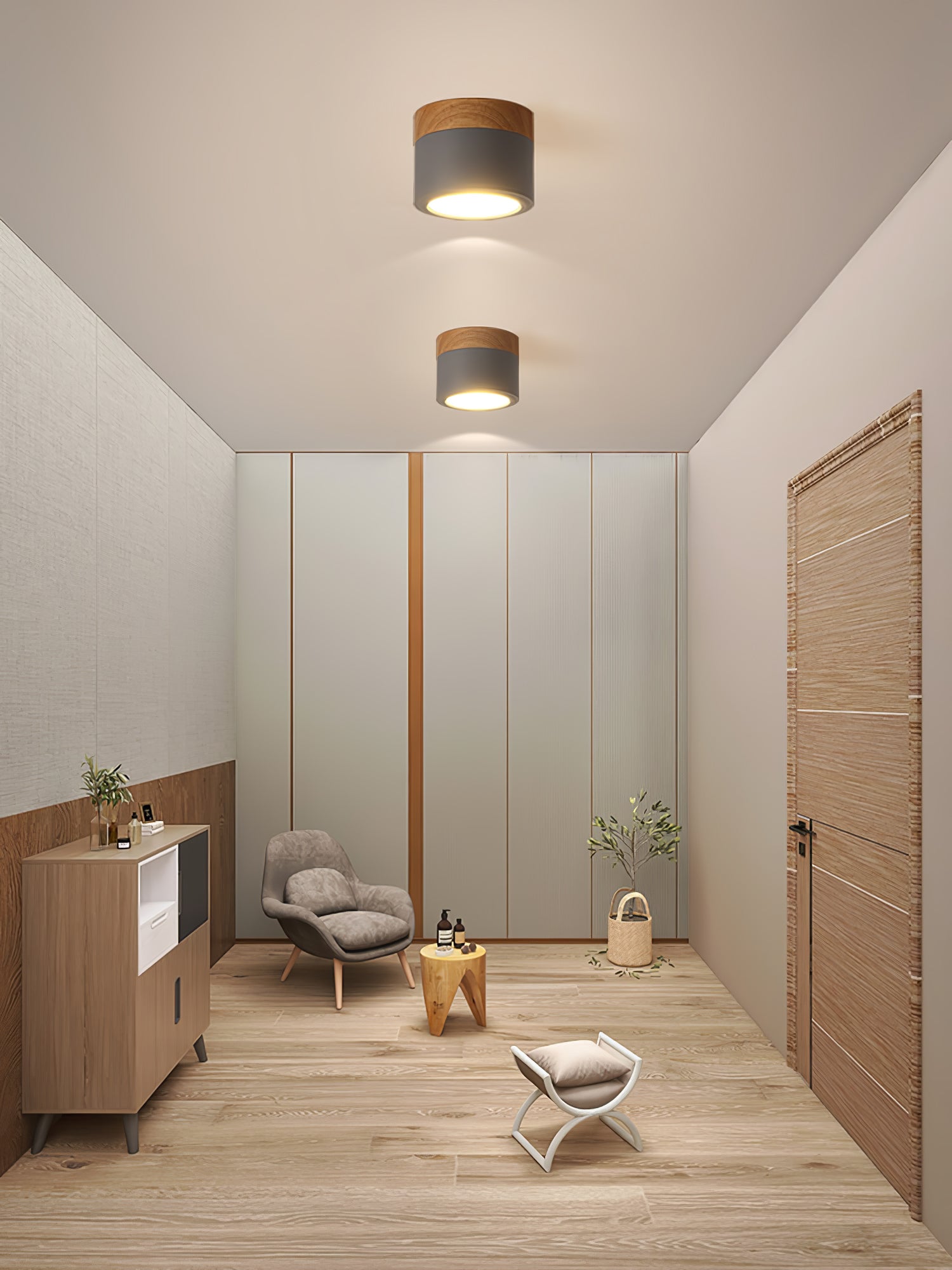 Spot de Plafond Minimaliste - Éclairage Ciblé et Design Scandinave