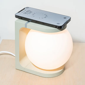 Lampe de Table avec Chargeur Sans Fil - Design Unique et Pratique pour Bureau