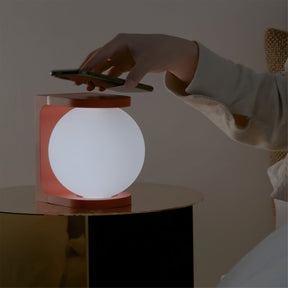 Lampe de Table avec Chargeur Sans Fil - Design Unique et Pratique pour Bureau