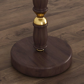 Lampe de Table Élégante en Métal - Abat-jour Plissé et Design Rétro