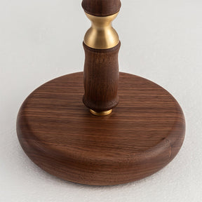 Lampe de Table Élégante en Métal - Abat-jour Plissé et Design Rétro