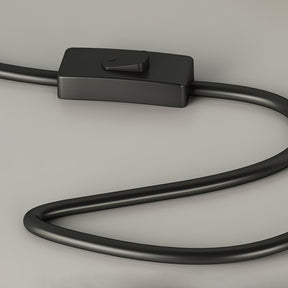 Lampe de Table Élégante en Métal - Abat-jour Plissé et Design Rétro