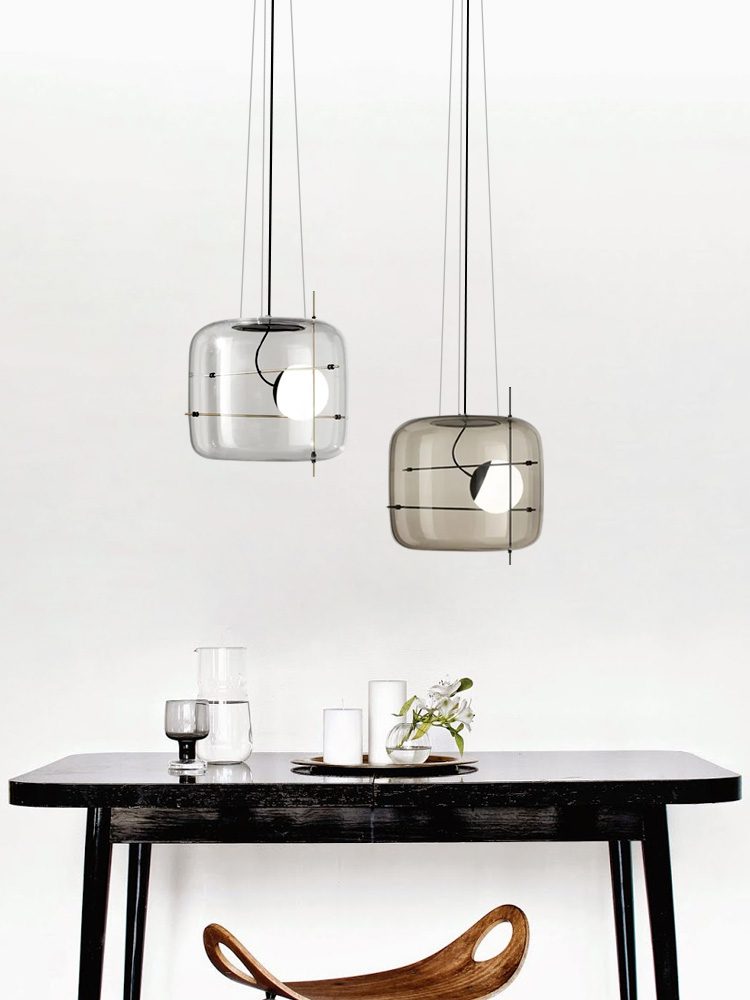 Suspension en Verre Diffusant - Ambiance Calme et Accueillante