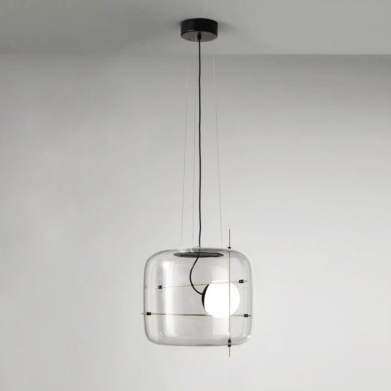 Suspension en Verre Diffusant - Ambiance Calme et Accueillante