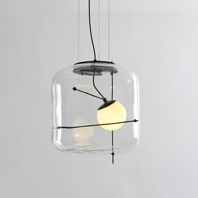 Suspension en Verre Diffusant - Ambiance Calme et Accueillante