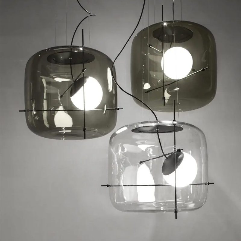 Suspension en Verre Diffusant - Ambiance Calme et Accueillante