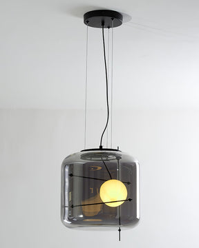 Suspension en Verre Diffusant - Ambiance Calme et Accueillante