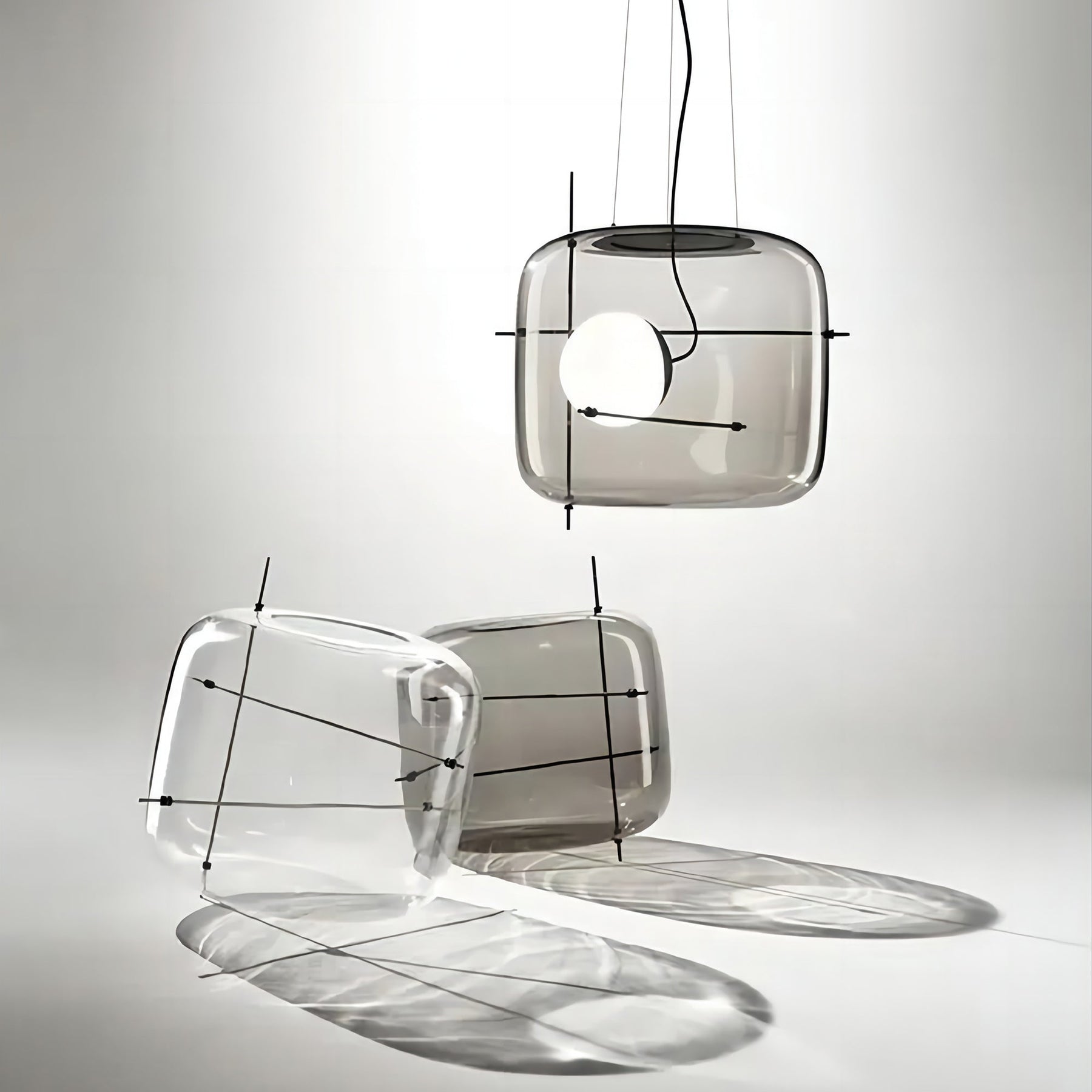 Suspension en Verre Diffusant - Ambiance Calme et Accueillante