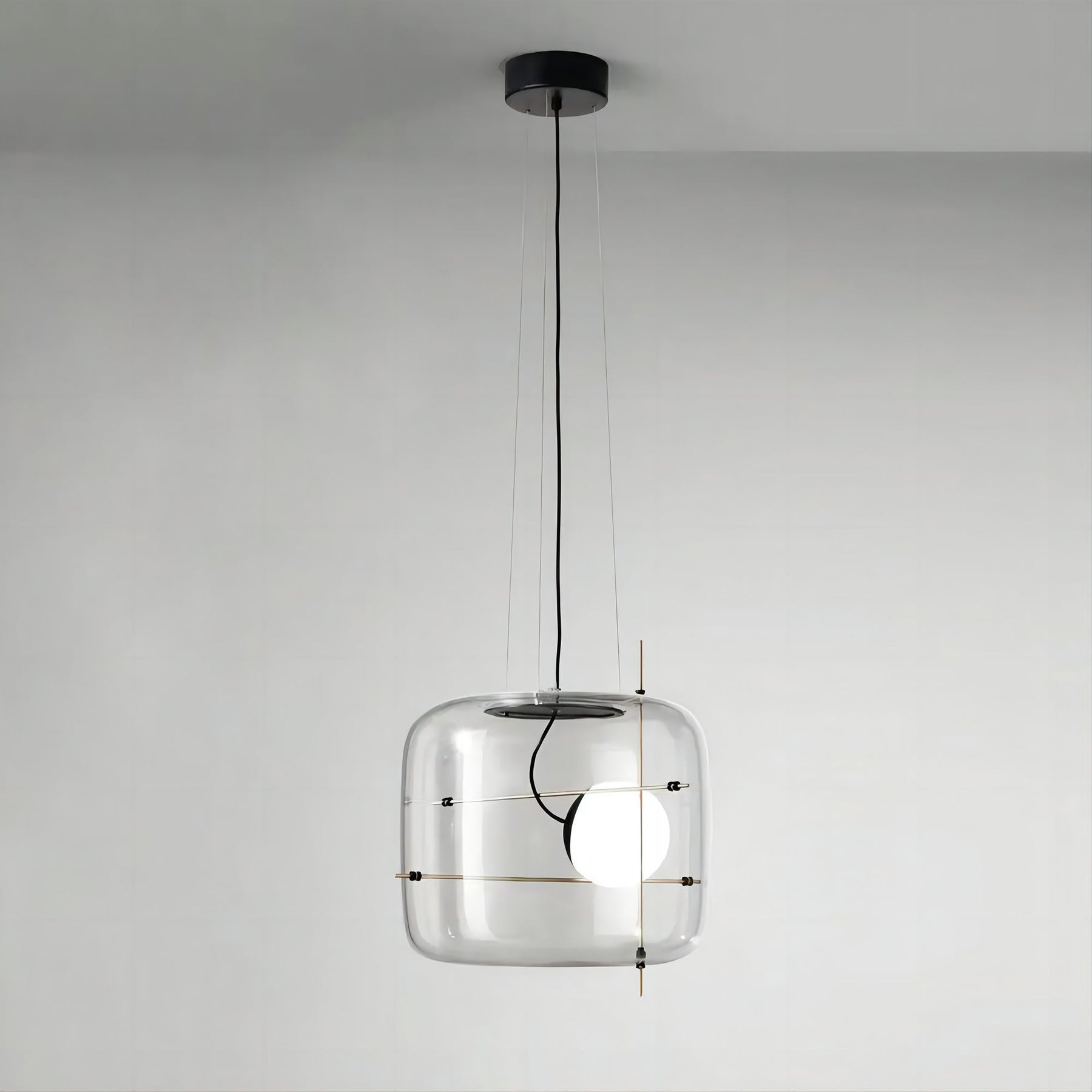 Suspension en Verre Diffusant - Ambiance Calme et Accueillante