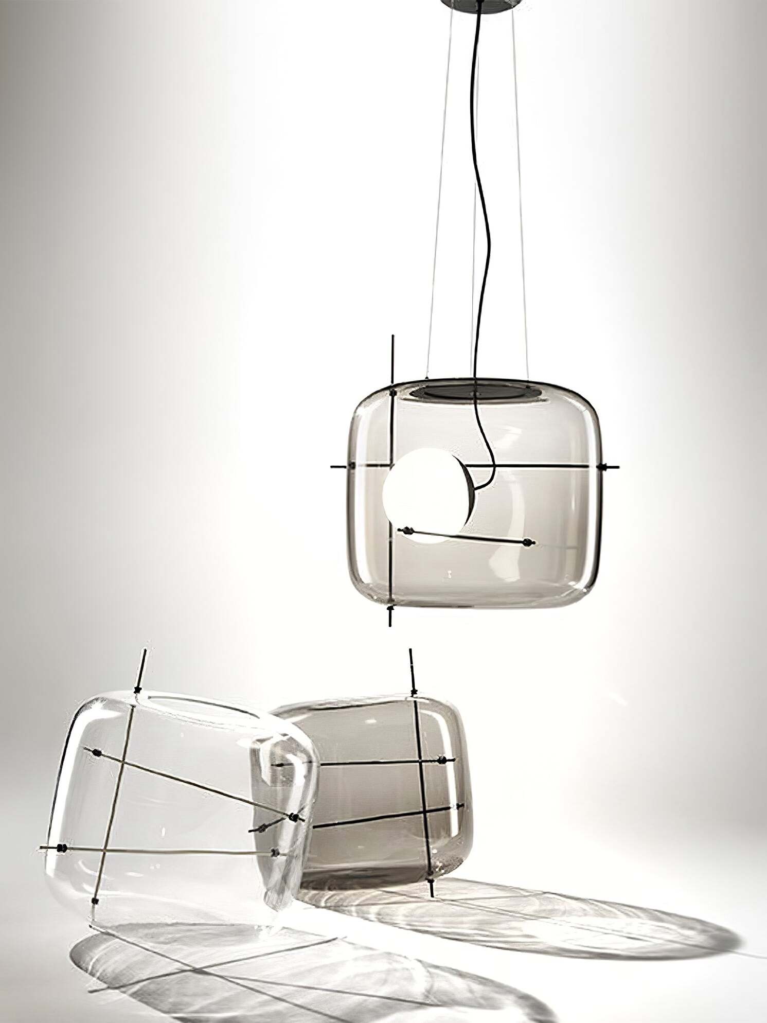 Suspension en Verre Diffusant - Ambiance Calme et Accueillante