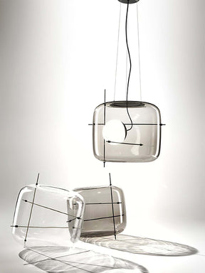 Suspension en Verre Diffusant - Ambiance Calme et Accueillante