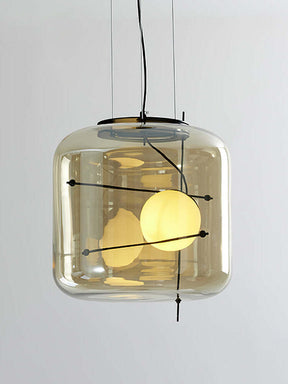Suspension en Verre Diffusant - Ambiance Calme et Accueillante