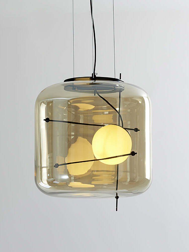Suspension en Verre Diffusant - Ambiance Calme et Accueillante
