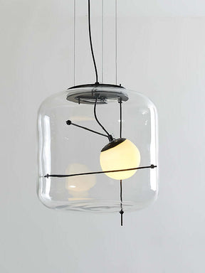 Suspension en Verre Diffusant - Ambiance Calme et Accueillante