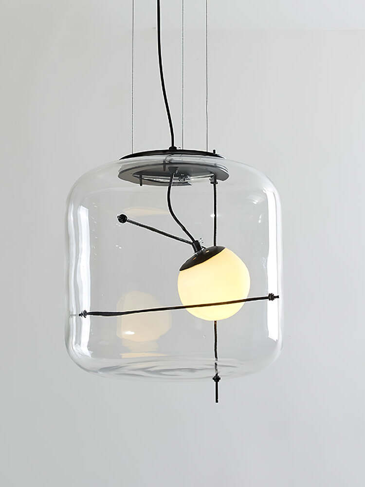 Suspension en Verre Diffusant - Ambiance Calme et Accueillante