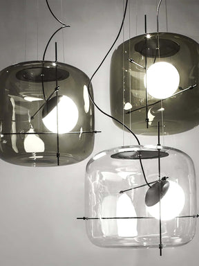Suspension en Verre Diffusant - Ambiance Calme et Accueillante