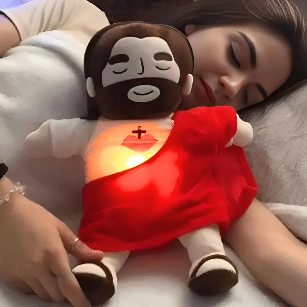 Jouet en Peluche Interactif pour Sommeil - Apaisant et Relaxant pour Enfants